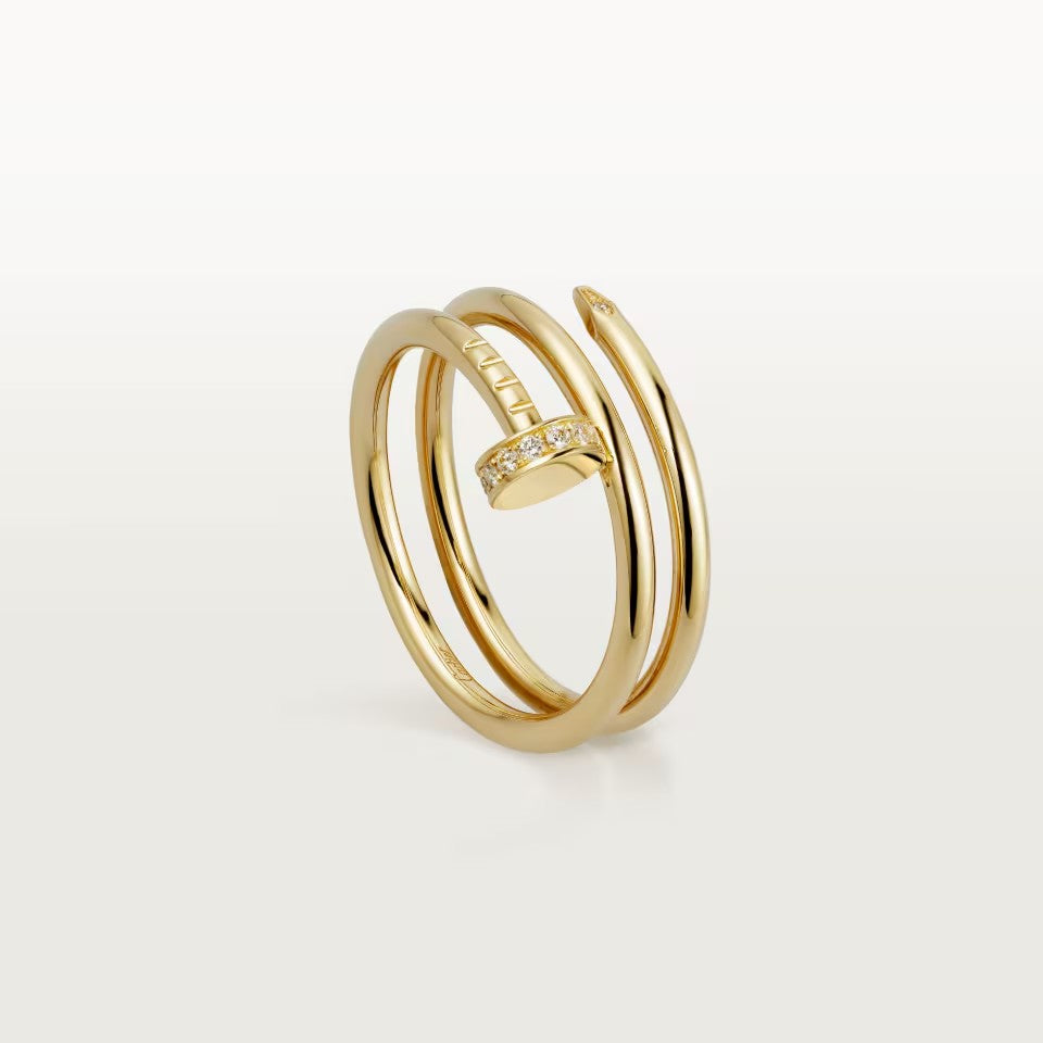 [Limara] JUSTE RING 4.8MM HALF DIAMOND
