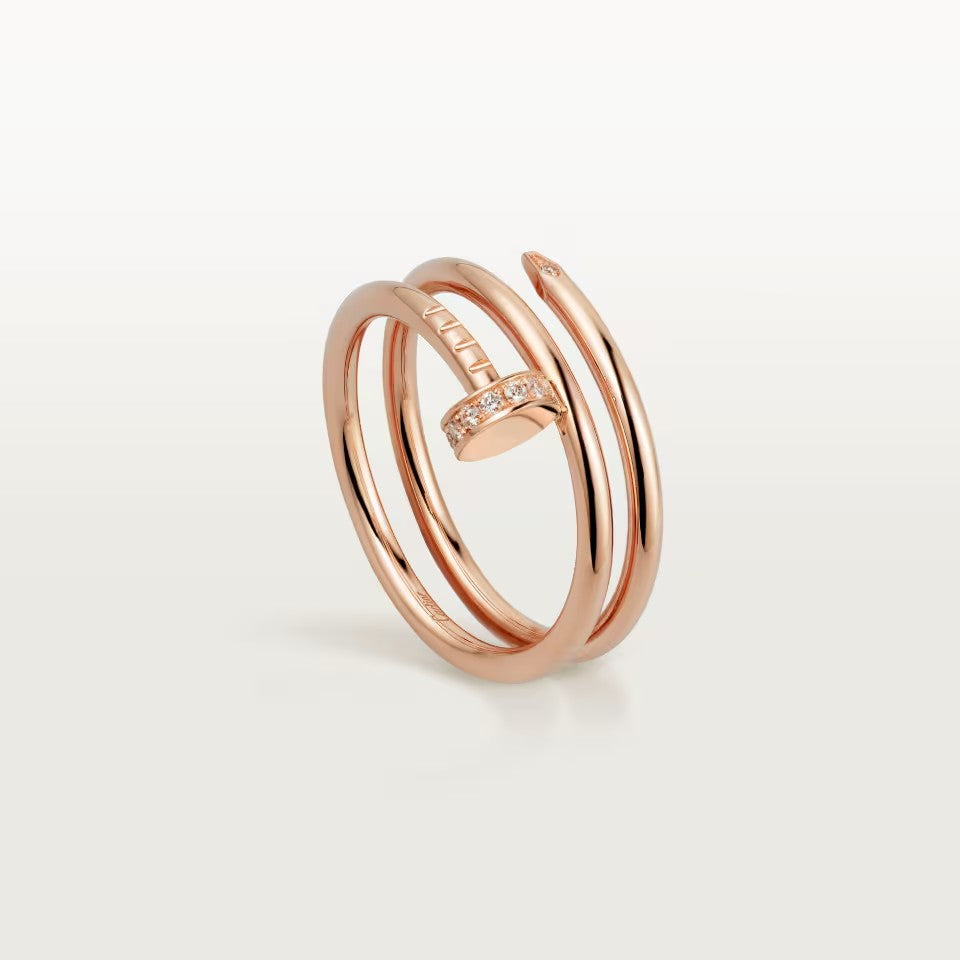 [Limara] JUSTE RING 4.8MM HALF DIAMOND