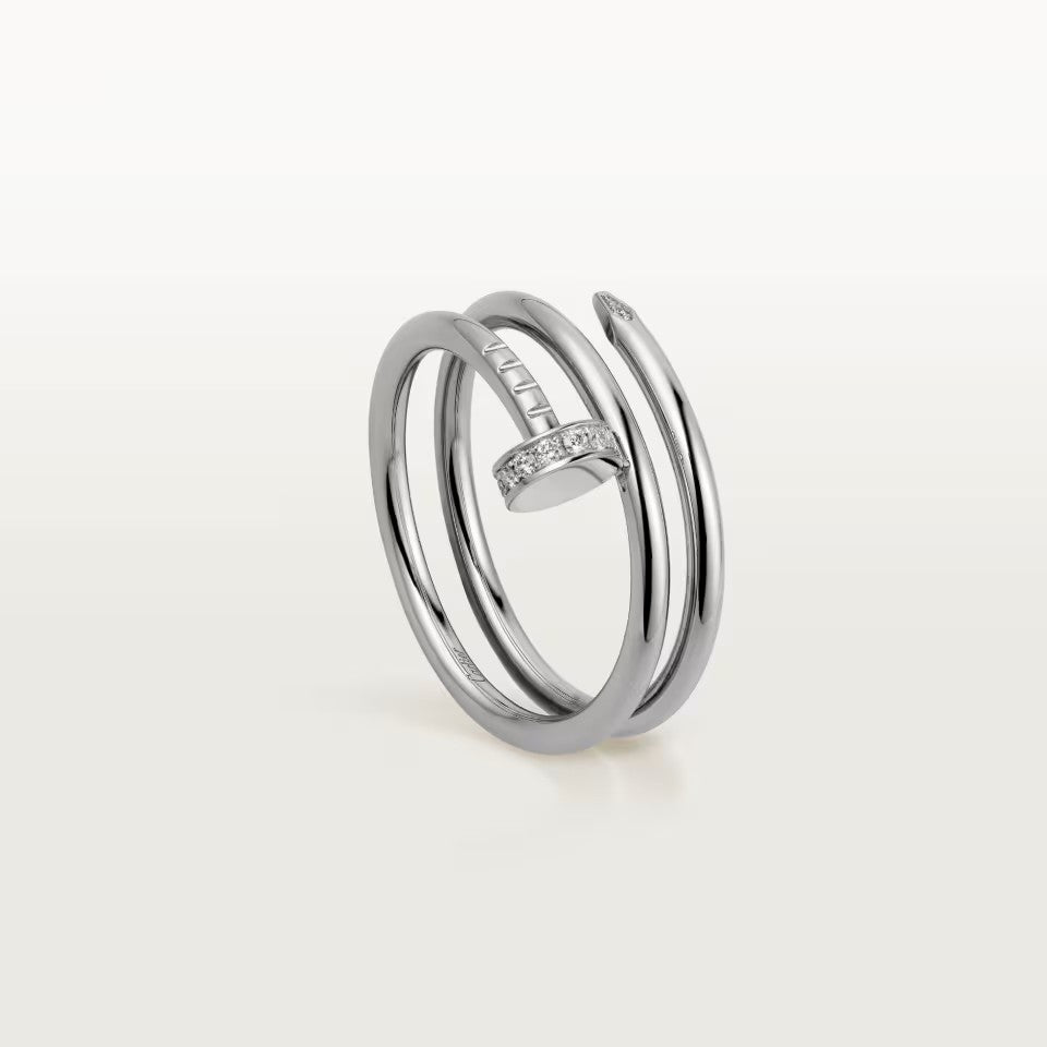 [Limara] JUSTE RING 4.8MM HALF DIAMOND