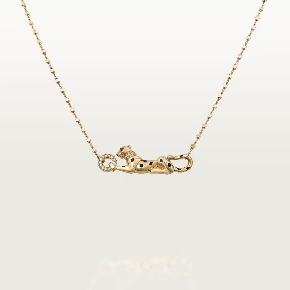 [Limara] PANTHERE FULL DIAMOND NECKLACE