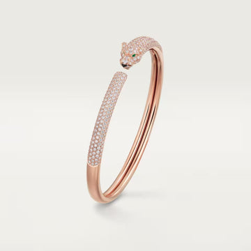 [Limara] PANTHERE FULL DIAMOND OPEN BRACELET