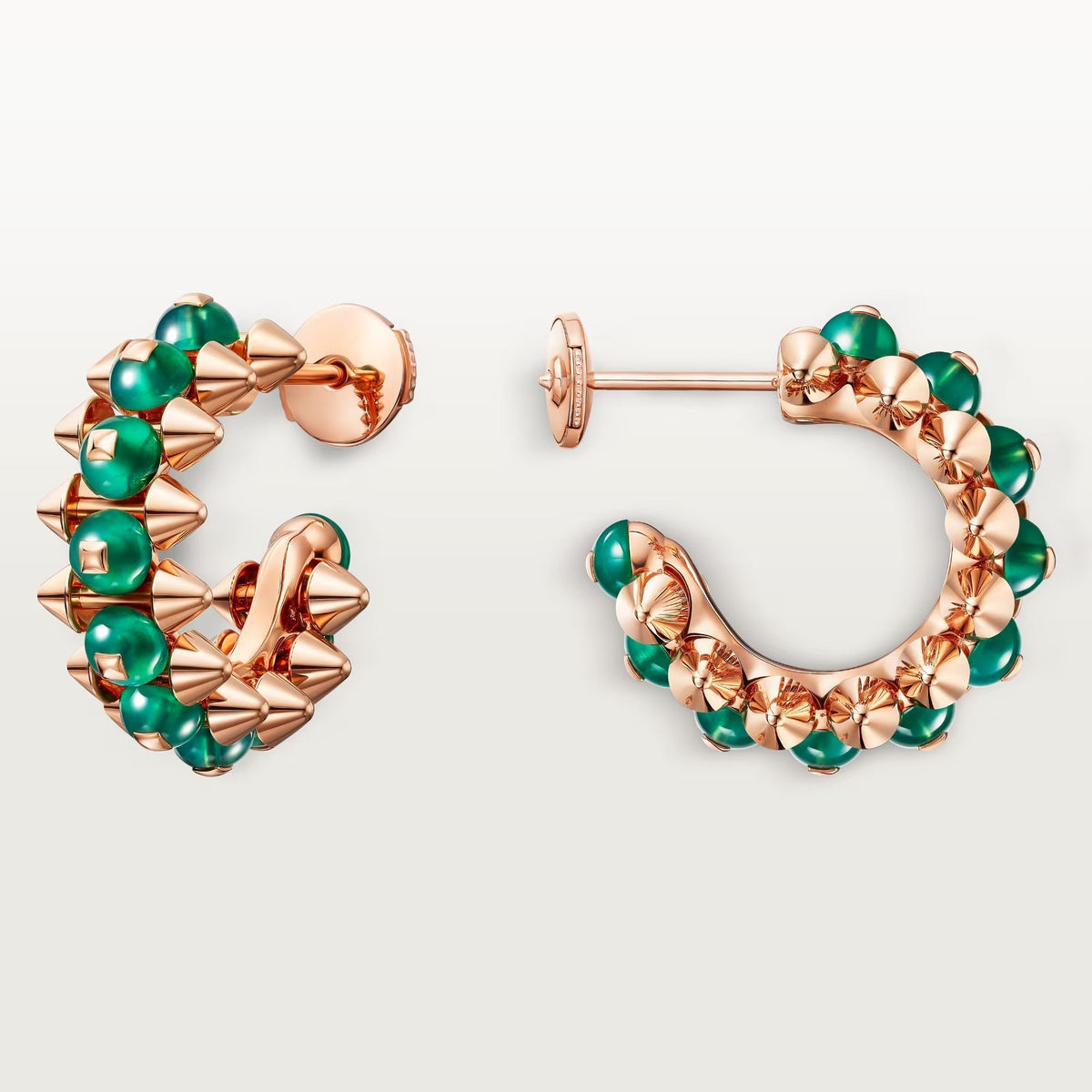 [Limara] CLASH 7.9MM AGATE CHALCEDONY EARRINGS