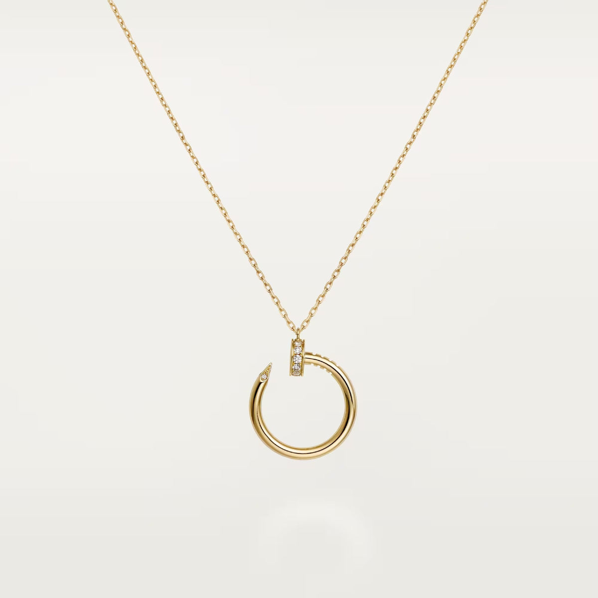 [Limara] JUSTE NECKLACE HALF DIAMOND