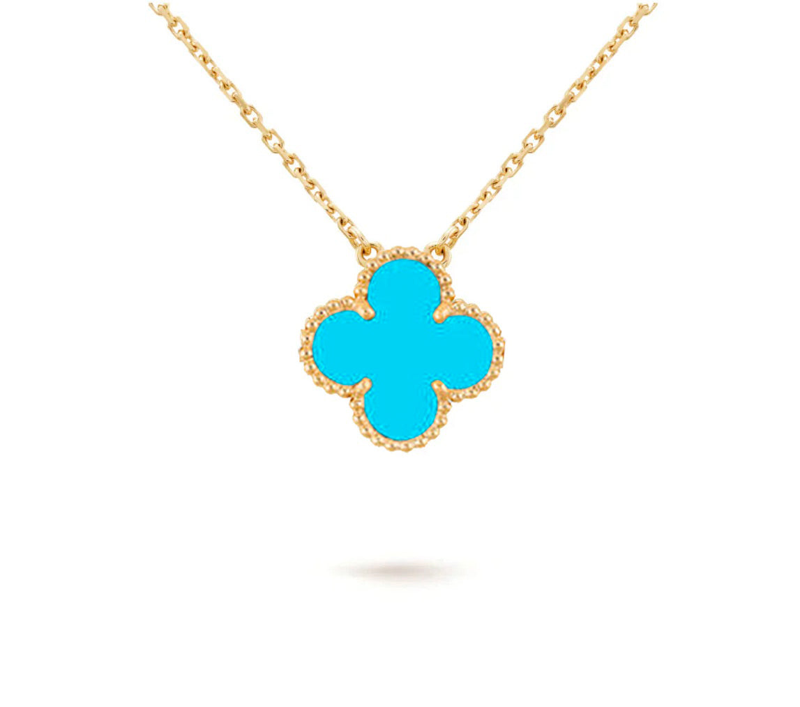 [Limara]15MM CLOVER FLOWER PENDANT NECKLACE COLLECTION