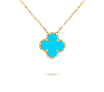 [Limara]15MM CLOVER FLOWER PENDANT NECKLACE COLLECTION