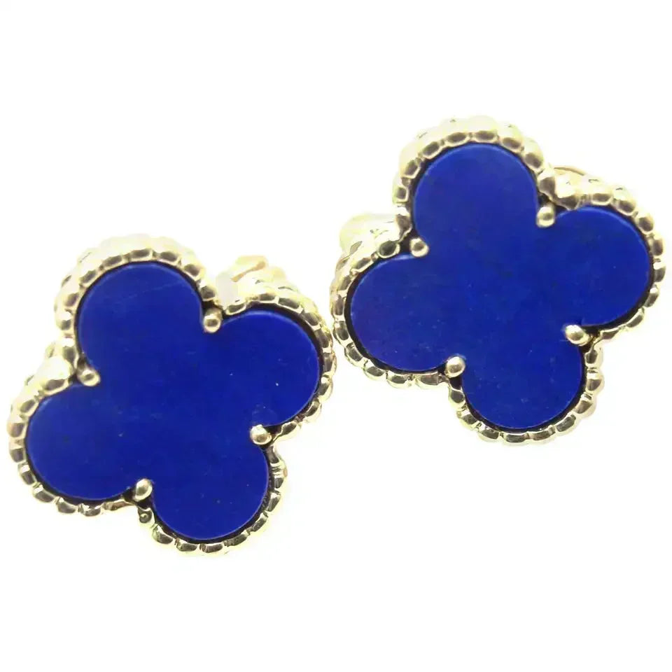 [Limara]CLOVER MINI 9.5MM TURQUOISE EARRINGS