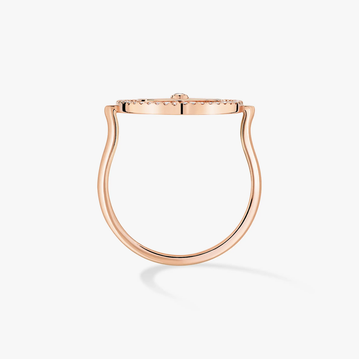 [Limara]LUCKY MOVE PINK GOLD DIAMOND RING