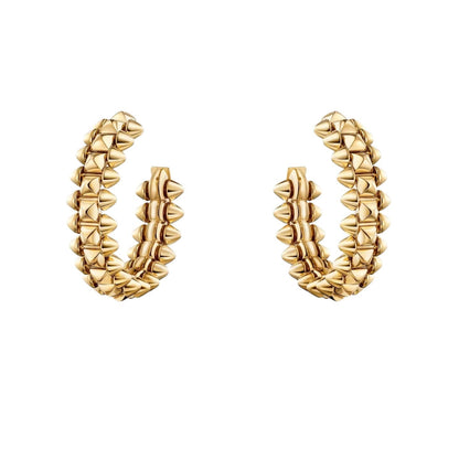 [Limara]CLASH DE 6.4MM HOOP SMALL MODEL EARRINGS