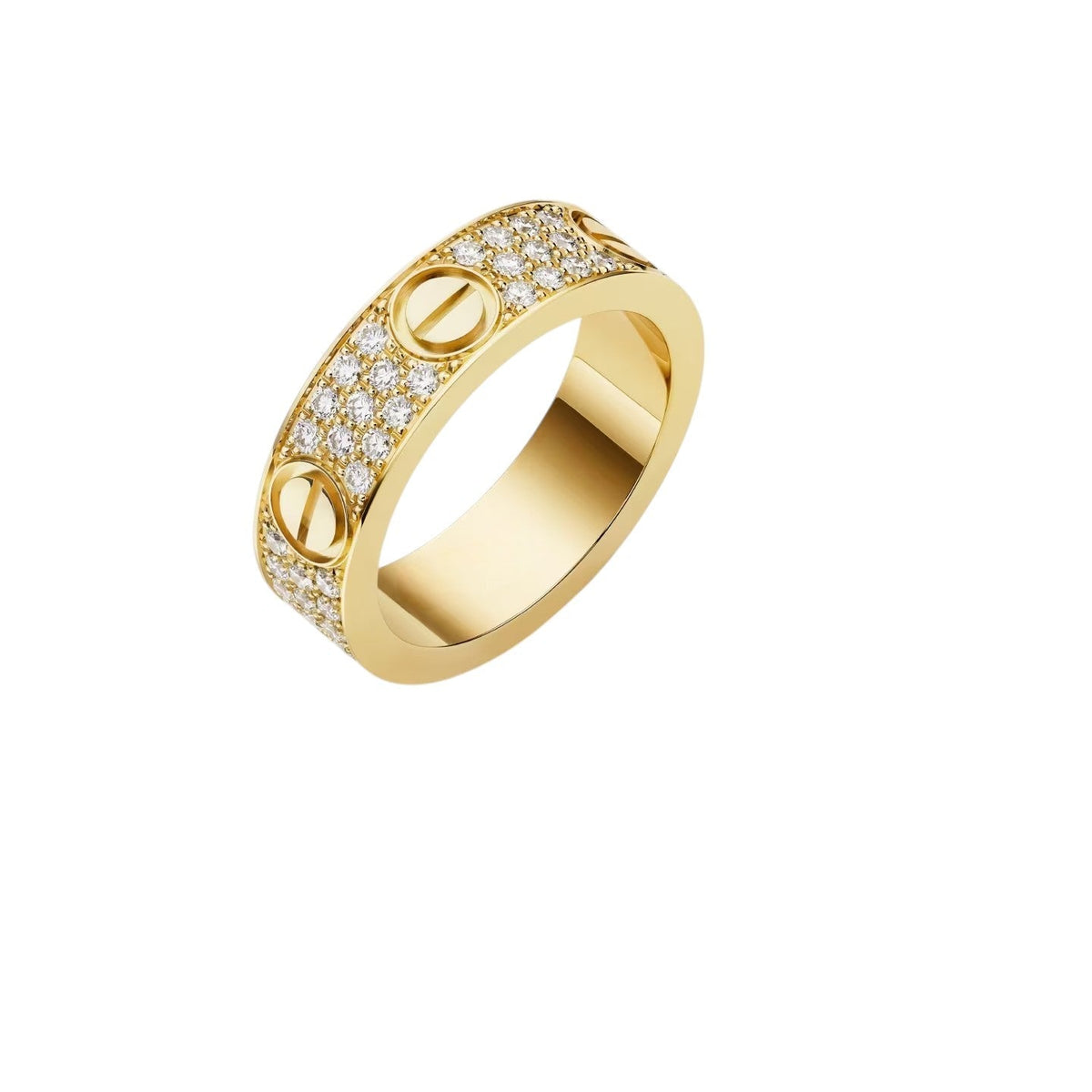 [Limara]LOVE 5.5MM FULL-PAVÉ DIAMOND RING