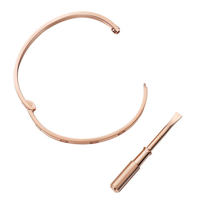 [Limara]CLASSIC 6.1MM LOVE SINGLE-SCREW CLOSURE BANGLE