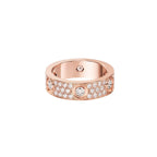 [Limara]LOVE 5.5MM FULL-PAVÉ 6-DIAMOND RING
