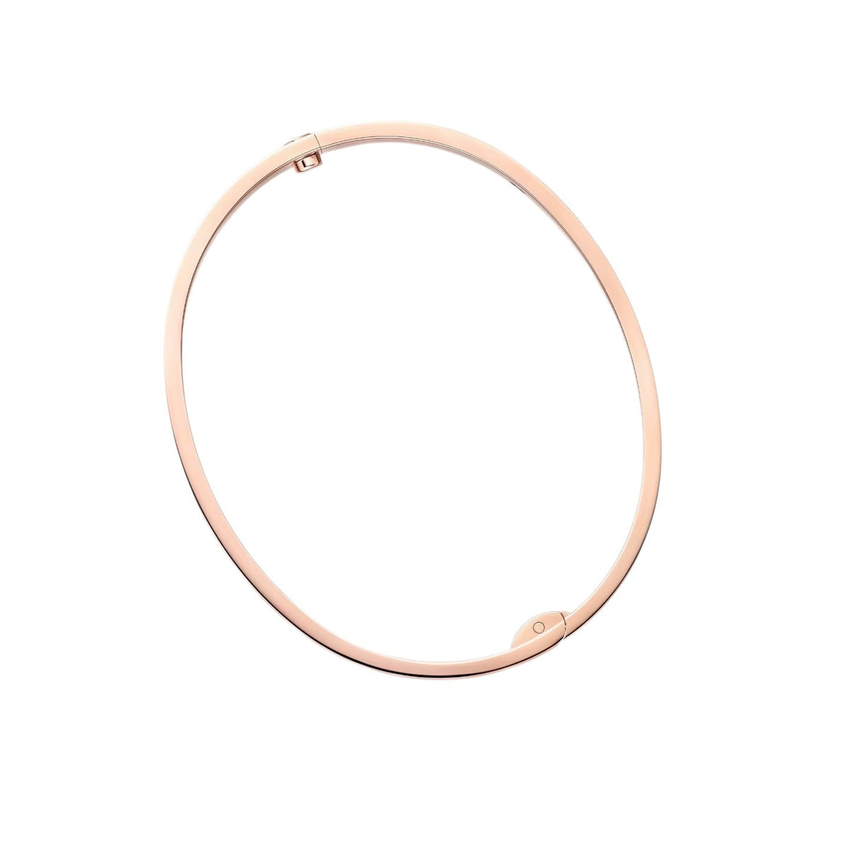 [Limara]CLASSIC 6.1MM LOVE SINGLE-SCREW CLOSURE BANGLE - 4-DIAMOND