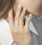 [Limara]ALLIANCE LIENS VIDENCE PAVED DIAMOND 4MM RING