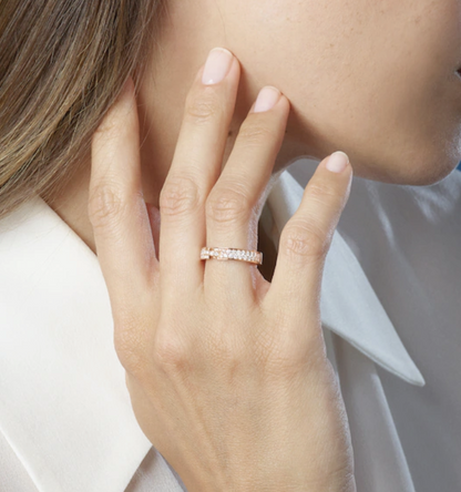 [Limara]ALLIANCE LIENS VIDENCE PAVED DIAMOND 4MM RING