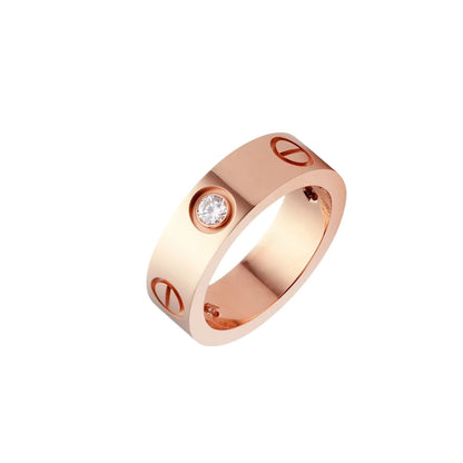 [Limara]LOVE 5.5MM 3 DIAMONDS RING