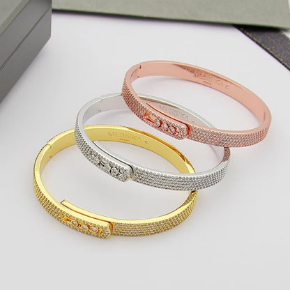 [Limara]MOVE NOA FULL-PAVÉ DIAMOND BANGLE BRACELET