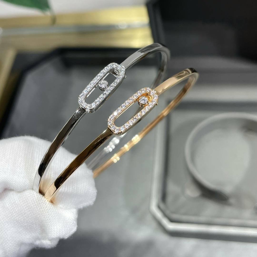 [Limara]MOVE UNO PAVÉ FLEX BANGLE (MEDIUM)