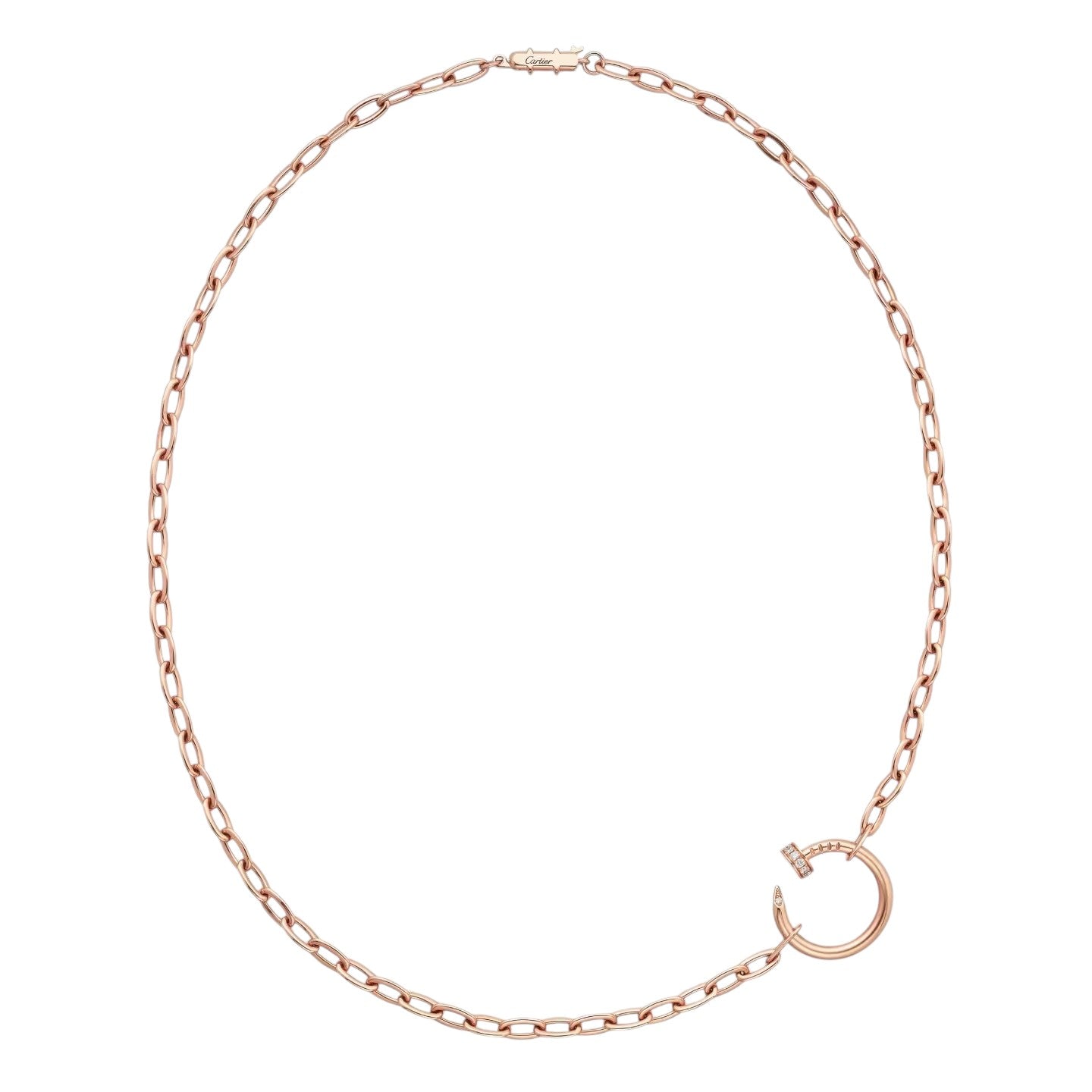 [Limara]CLOU DIAMOND NAIL PENDANT NECKLACE