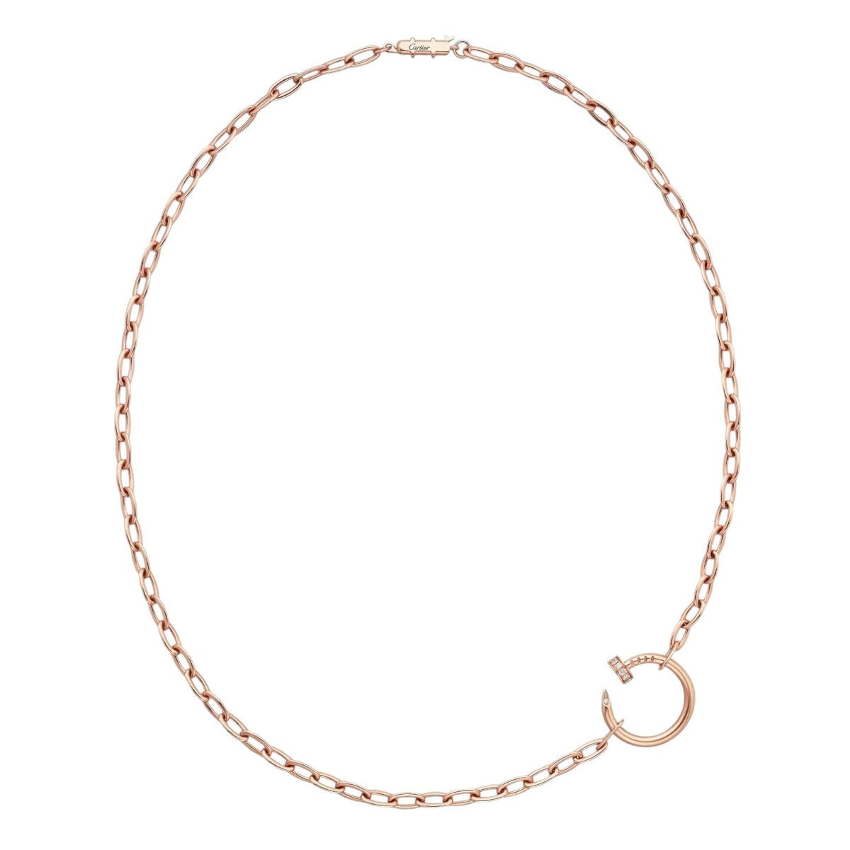 [Limara]CLOU DIAMOND NAIL PENDANT NECKLACE