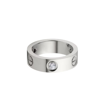 [Limara]LOVE 5.5MM 3 DIAMONDS RING