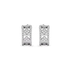 [Limara]KALEIDOSCOPE CLOVER HOOP EARRINGS