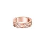 [Limara]LOVE 5.5MM FULL-PAVÉ DIAMOND RING