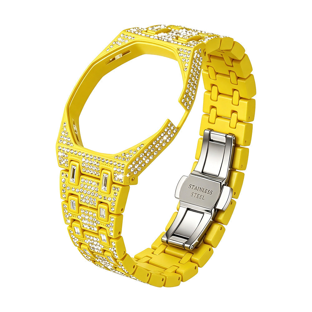[Limara]Royal Oak Pop Exclusive Bioceramic Case & Bioceramic Strap Full Diamond