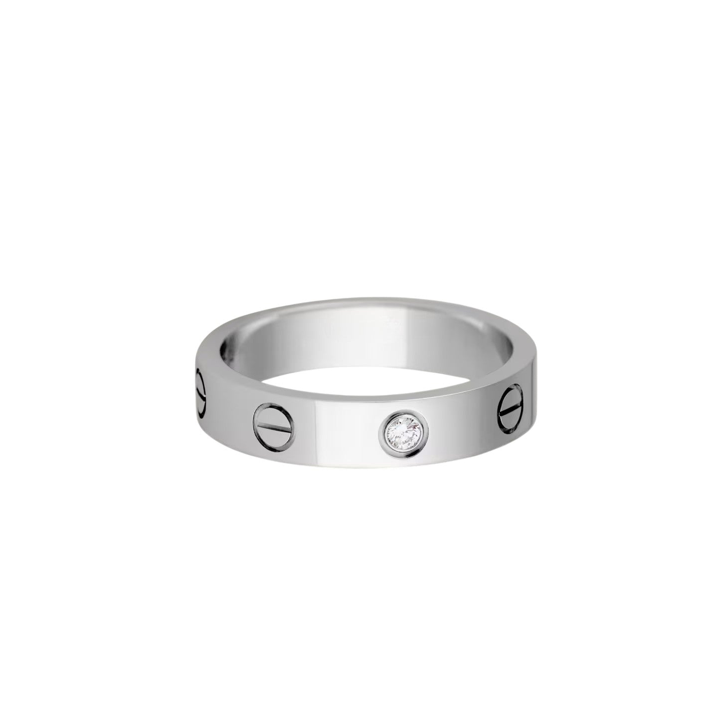 [Limara]LOVE 4MM 1 DIAMOND RING