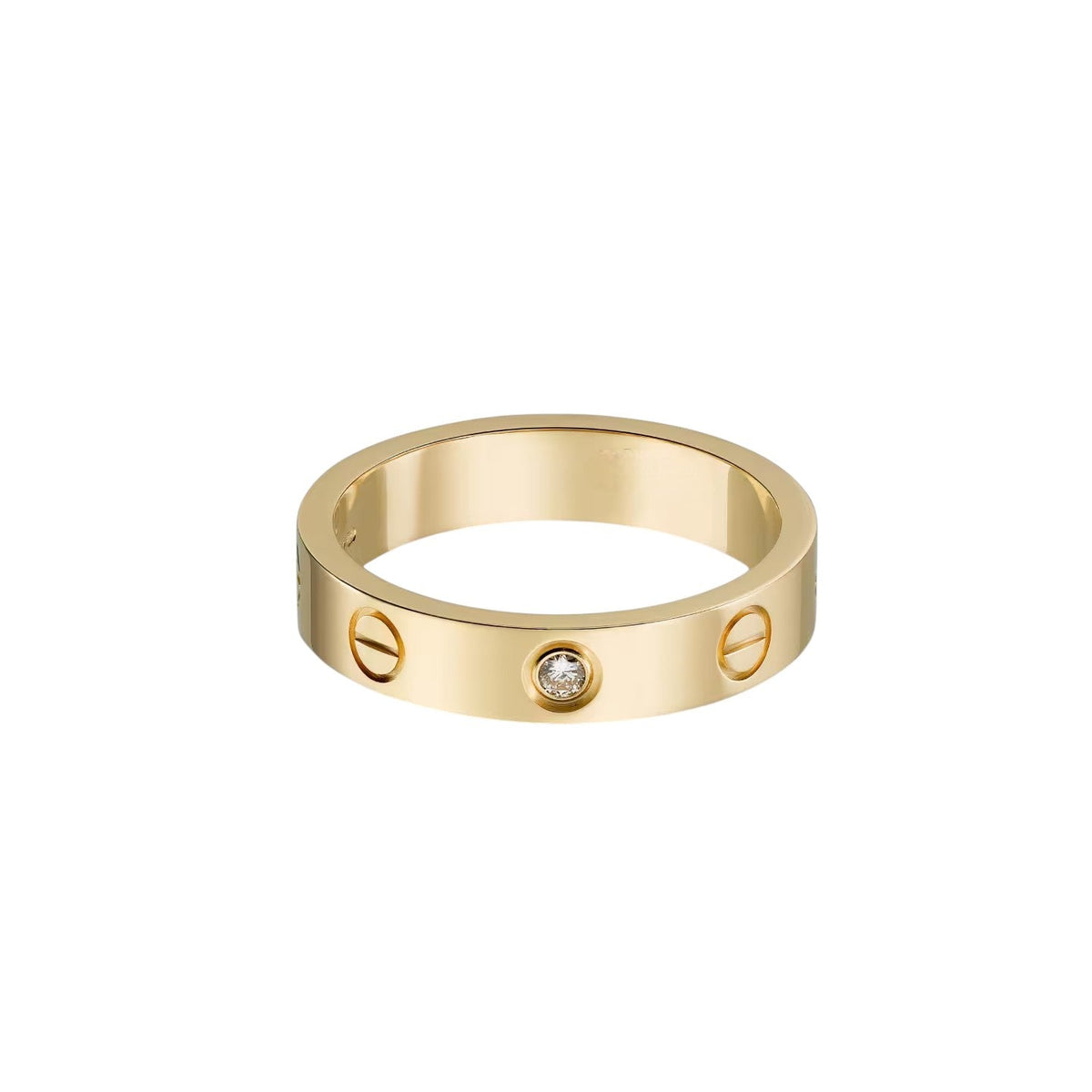 [Limara]LOVE 4MM 1 DIAMOND RING
