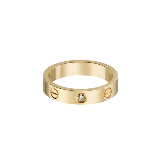 [Limara]LOVE 4MM 1 DIAMOND RING