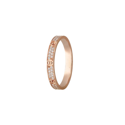 [Limara]LOVE 2.6MM PAVÉ DIAMOND RING