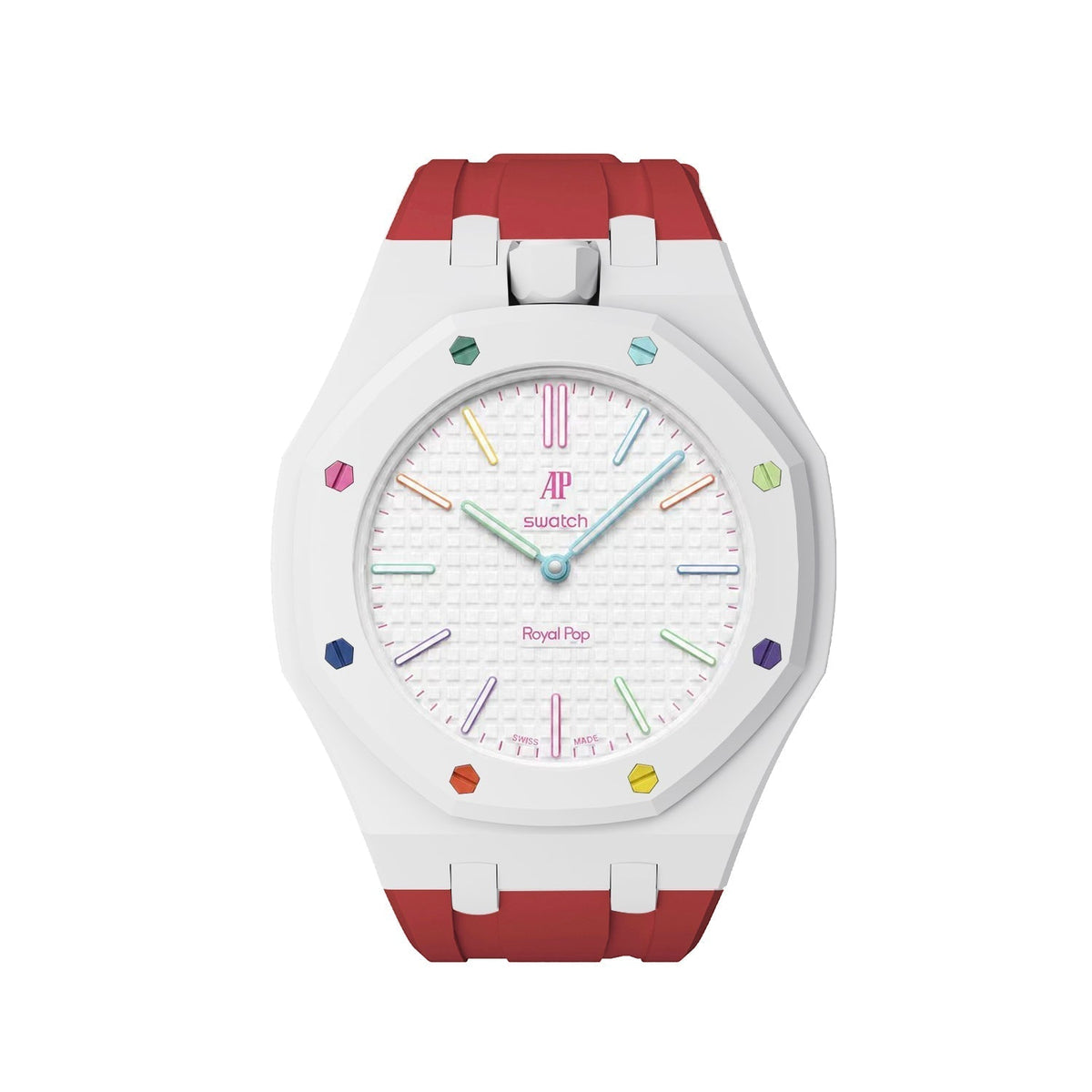 [Limara]Royal Oak Pop Exclusive Bioceramic Case & Silicone Strap Mix Color