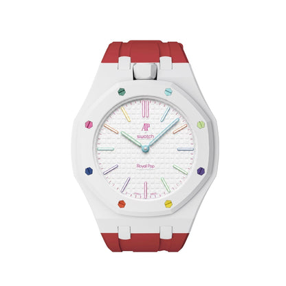 [Limara]Royal Oak Pop Exclusive Bioceramic Case & Silicone Strap Mix Color