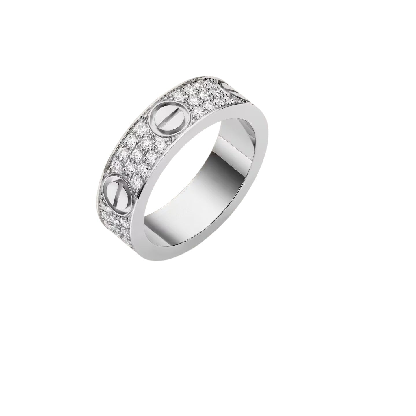 [Limara]LOVE 5.5MM FULL-PAVÉ DIAMOND RING