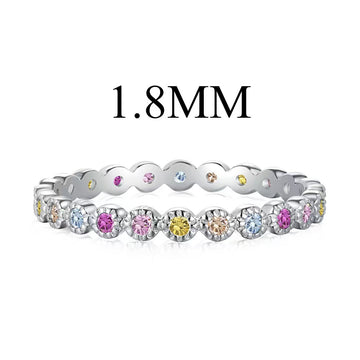 [Limara]Unique Scintillating Round Cut Daily Ring