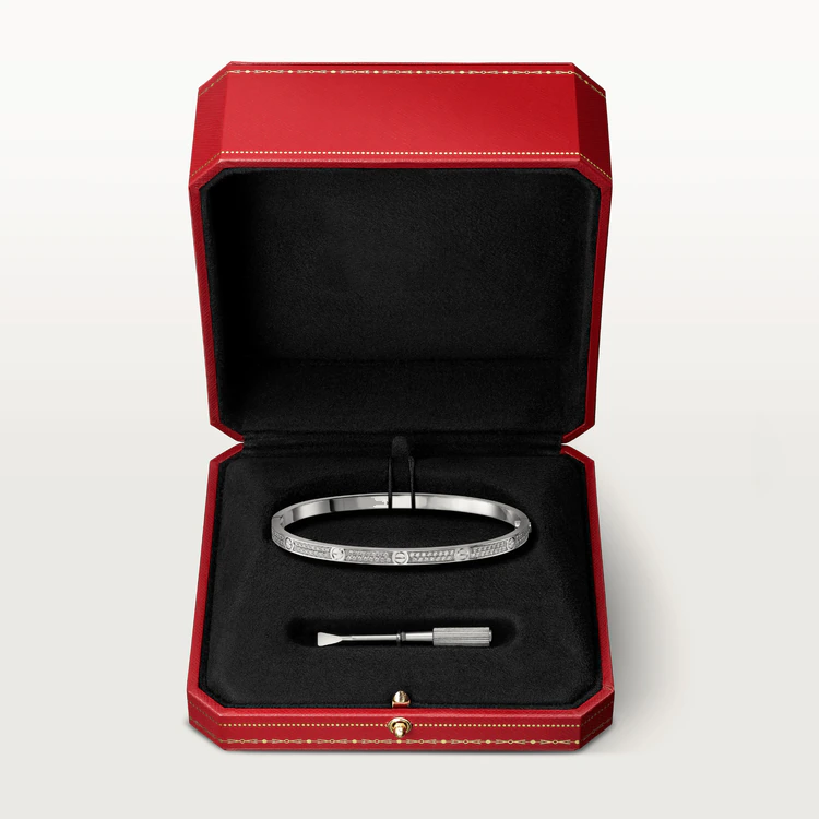 [Limara] LOVE BRACELET 3.65MM DIAMOND-PAVED