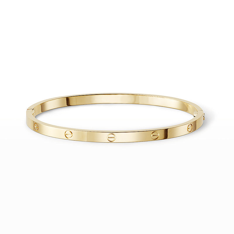 [Limara]LOVE 3.65MM SMALL MODEL BANGLE