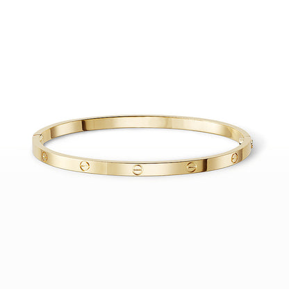 [Limara]LOVE 3.65MM SMALL MODEL BANGLE