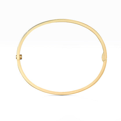 [Limara]LOVE 3.65MM SMALL MODEL BANGLE