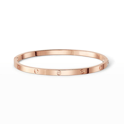 [Limara]LOVE 3.65MM SMALL MODEL BANGLE