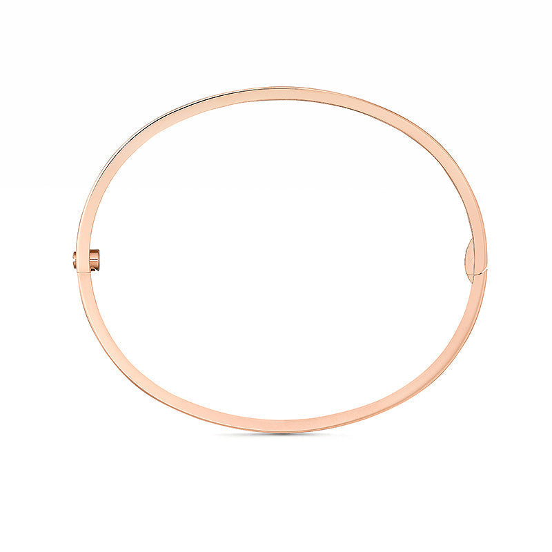 [Limara]LOVE 3.65MM SMALL MODEL BANGLE - 6-DIAMOND