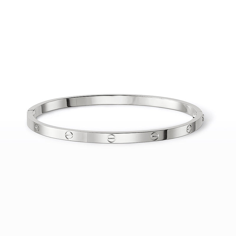 [Limara]LOVE 3.65MM SMALL MODEL BANGLE