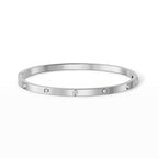 [Limara]LOVE 3.65MM SMALL MODEL BANGLE - 10-DIAMOND