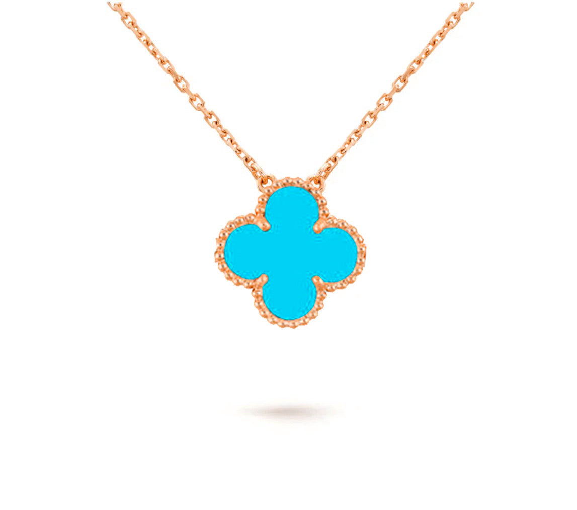 [Limara]15MM CLOVER FLOWER PENDANT NECKLACE COLLECTION