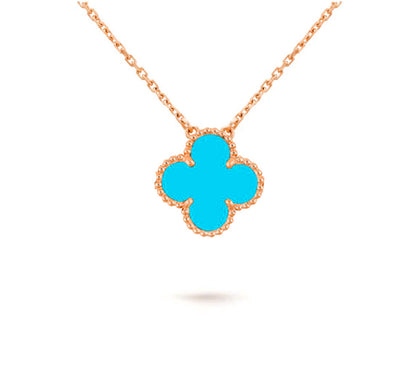 [Limara]15MM CLOVER FLOWER PENDANT NECKLACE COLLECTION