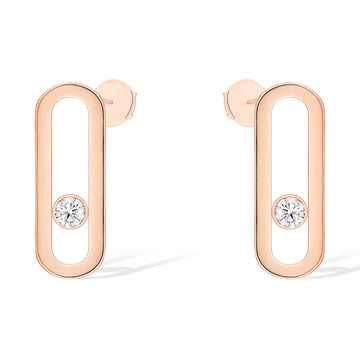 [Limara]MOVE UNO SMALL 1 DIAMOND EARRINGS