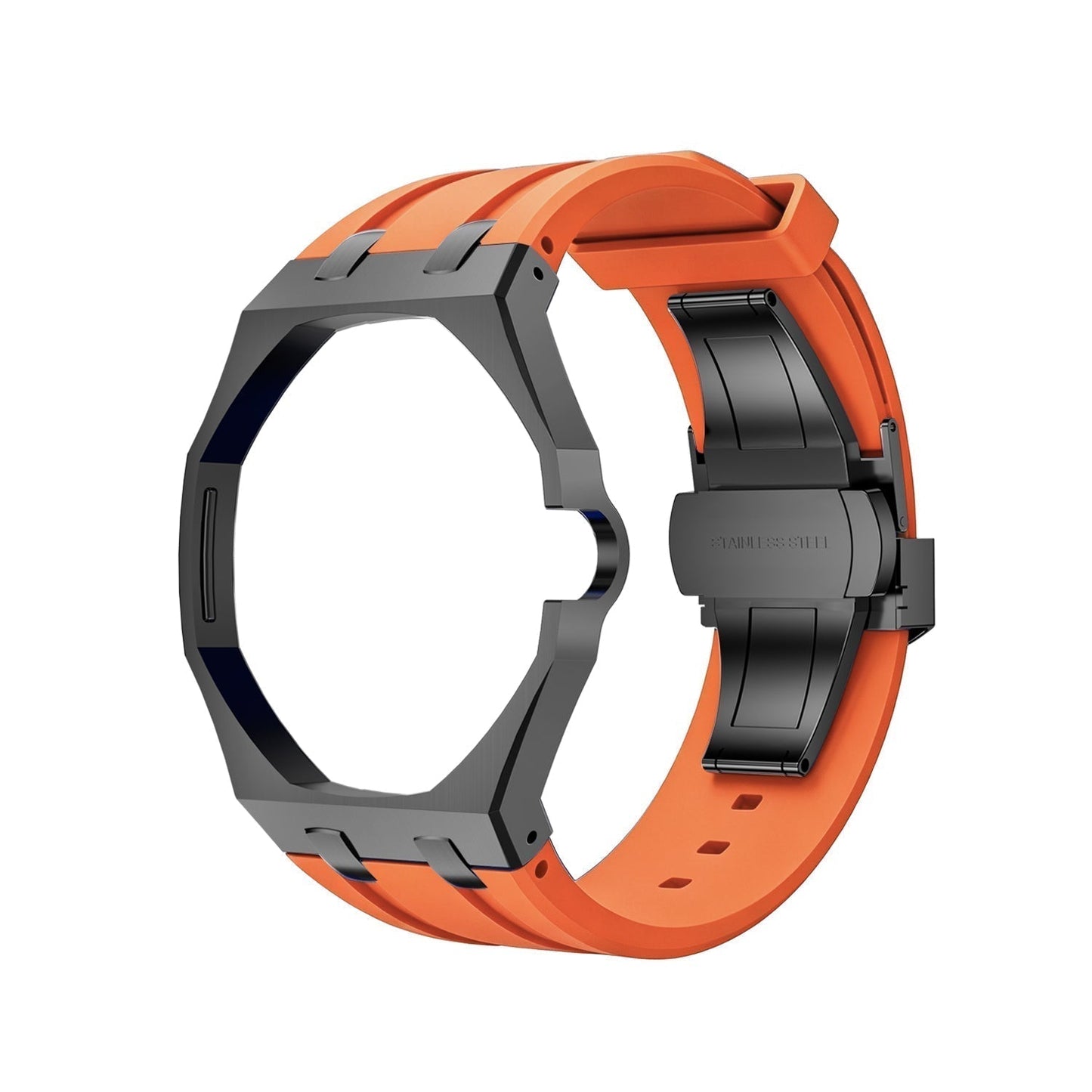 [Limara]OAK POP BLACK STEEL CASE & SILICONE STRAP