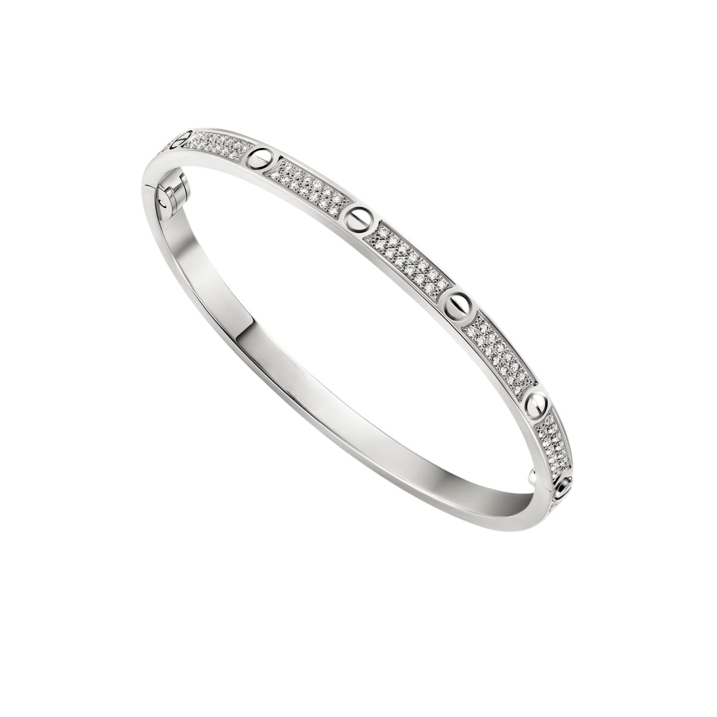 [Limara]CLASSIC 3.65MM LOVE FULL PAVE BANGLE