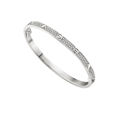 [Limara]CLASSIC 3.65MM LOVE FULL PAVE BANGLE