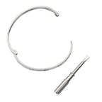 [Limara]CLASSIC 6.1MM LOVE SINGLE-SCREW CLOSURE BANGLE - 4-DIAMOND